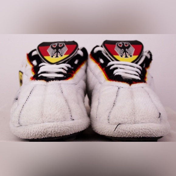 Deutschland Germany Futbol Soccer 
Vintage Sloffie Slipper Shoes Kids Size 1-3 - Picture 3 of 11